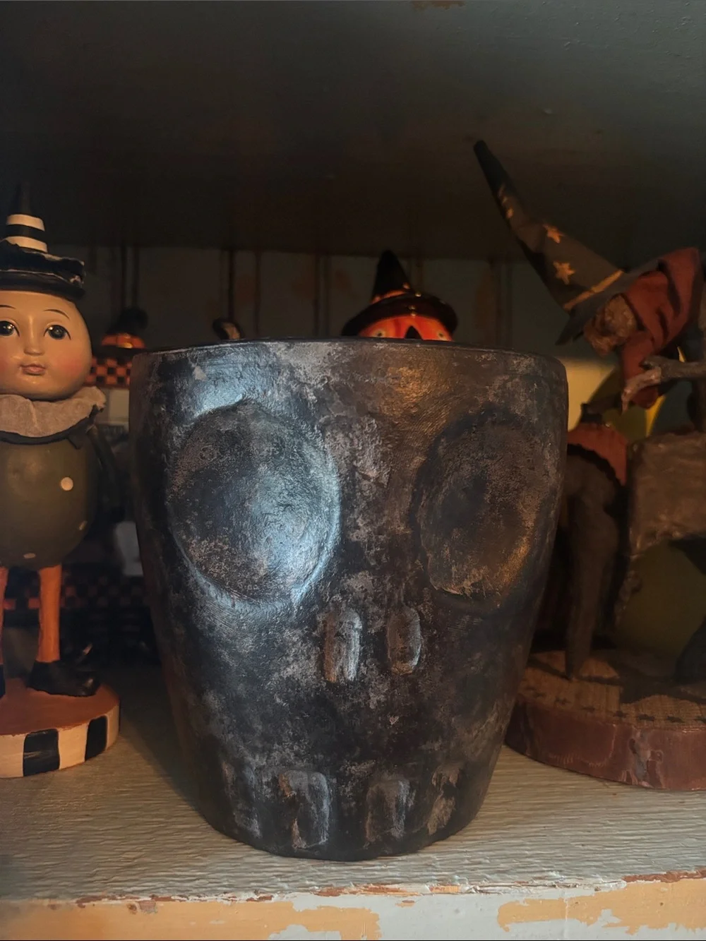 Skeleton Cachepot from Pottery Barn
